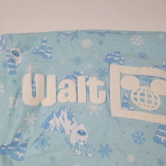 Disney Blue Yeti Spirit Jersey Long Sleeve Shirt Sz XS Unisex - Picture 3 of 11